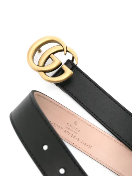 Pasek dziecięcy Gucci czarny