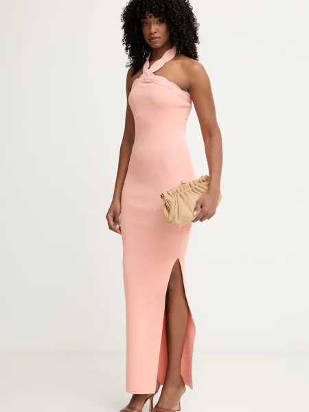 Marciano by Guess priliehavé šaty s viskózou RANIA oranžová