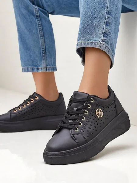 Sneakerși Resti negru