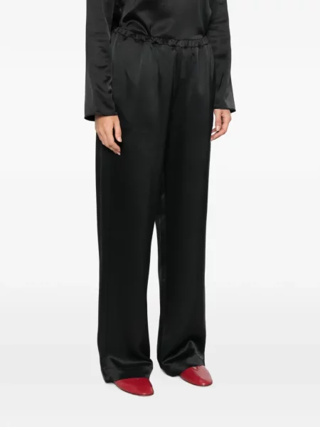 Pantaloni Róhe din satin negru