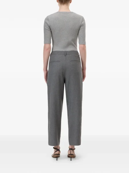 Pantaloni Closed plisate gri