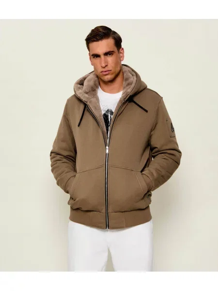 Moose Knuckles Căptușită hanorac Classic Bunny bej