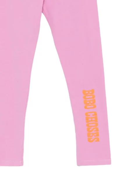 Legginsy dziecięce Bobo Choses różowe
