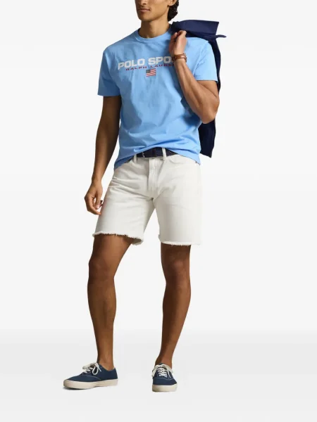 Ριγέ δερμάτινος κάλτσες Polo Ralph Lauren με κορδόνι μαύρο