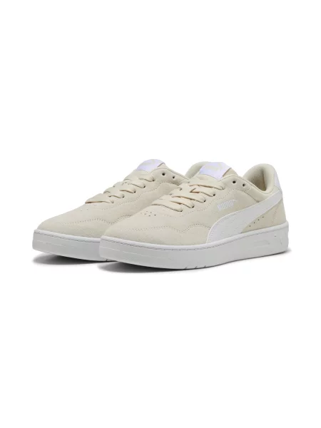 Sneakersy Court Lally z zamszu PUMA białe