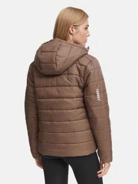 Outdoorová bunda adidas hnědá
