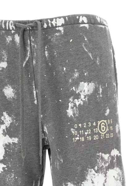 Bėgimas kelnės Mm6 Maison Margiela pilka