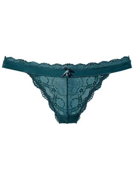 LASCANA Tanga pastel / verde petrol albastru