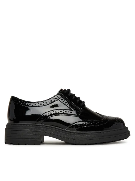 Twill derby cipő Clarks fekete