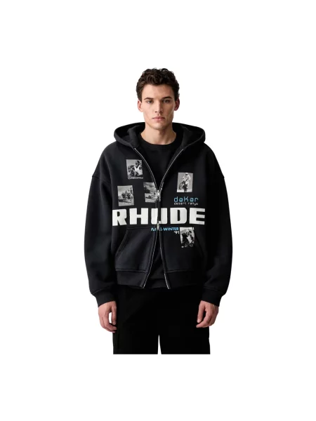 Bluza rozpinana Rhude czarna