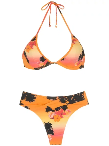 Bikini Amir Slama cu imagine portocaliu
