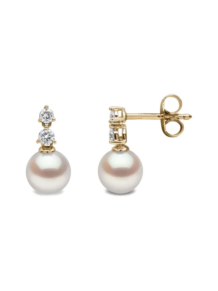 Diamant cercei Yoko London galben