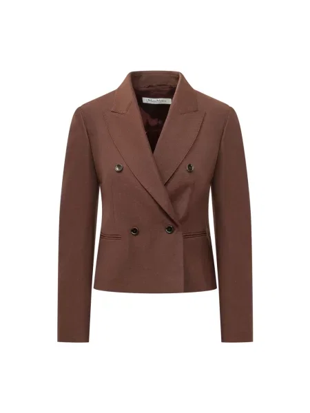 Marynarka Max Mara wełniana brązowa