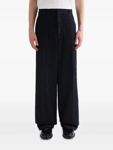 Pantaloni Jil Sander albastru