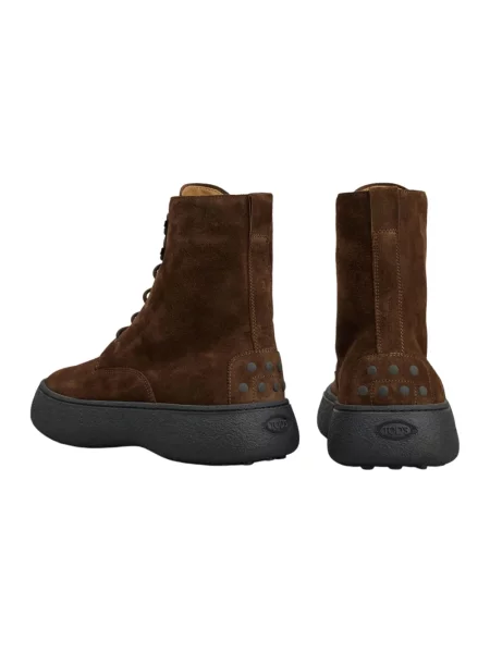 Botki Tod's skórzane brązowe