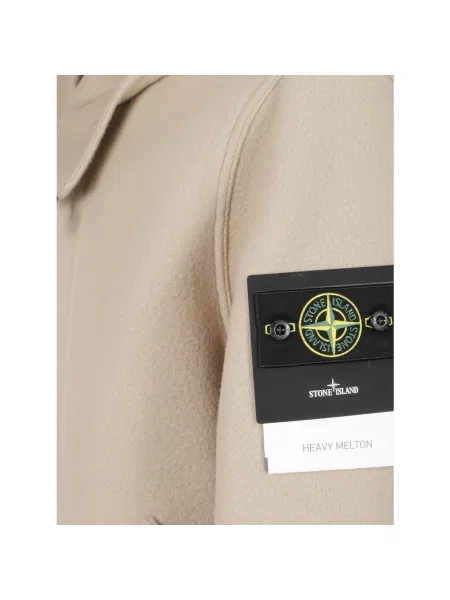 Parka Stone Island z kamieniami beżowa