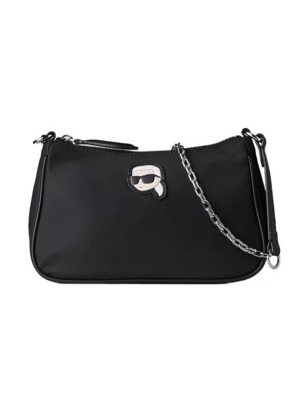Karl Lagerfeld Torebki Kobieta ONE SIZE Torebka na ramię Ikonik Small Zip czarny
