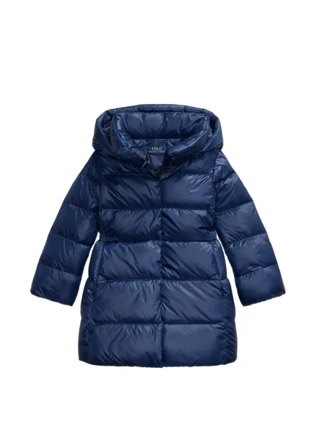 Kurtka puchowa dziecięca Polo Ralph Lauren niebieska