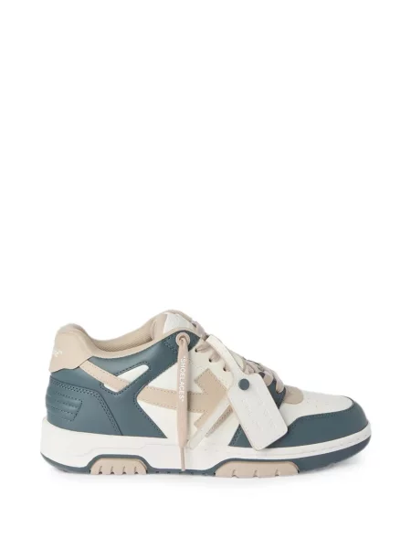Sneakerși Off-white business alb