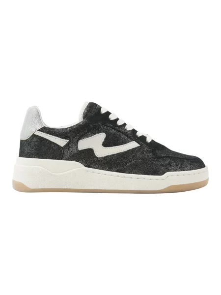 Sneakersy Via Vai zamszowe czarne
