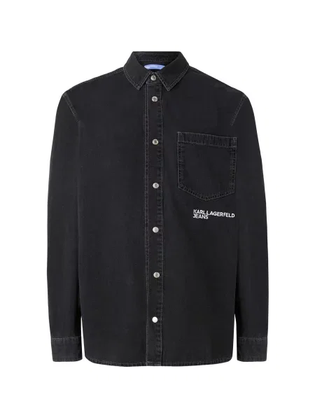 KARL LAGERFELD JEANS Cămașă denim negru