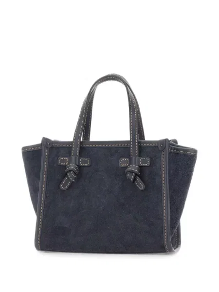 Τσάντα shopper Gianni Chiarini σουέτ μπλε
