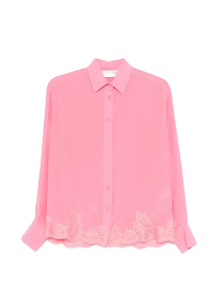 Koszula Ermanno Firenze koronkowa różowa