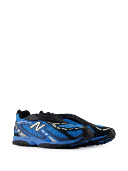 Pantaloni New Balance cu imagine din material terry cu model leopard gri