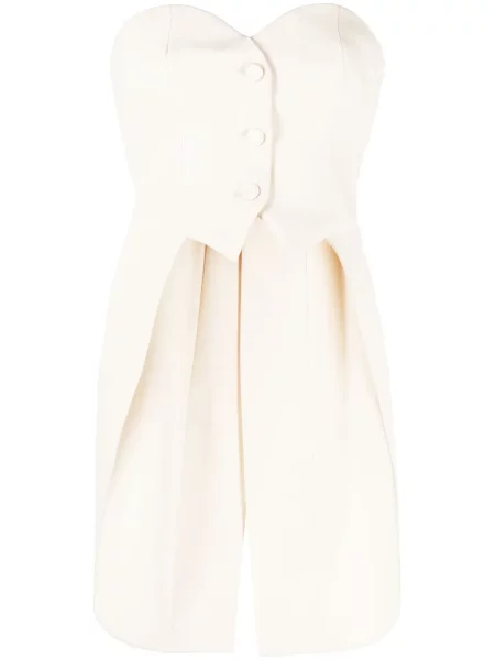 Top Moschino de lână asimetric