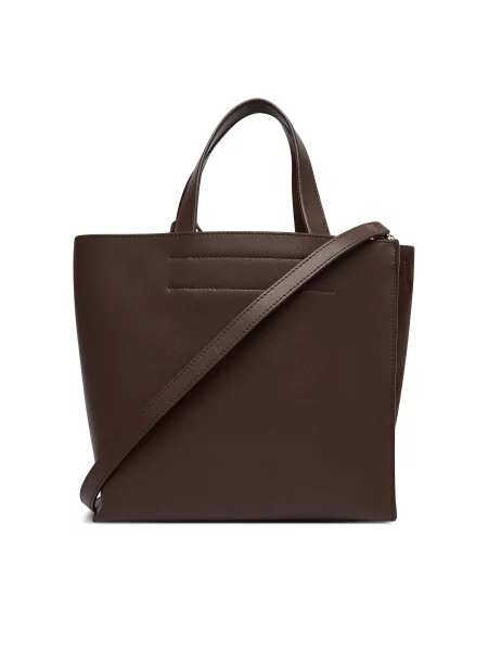 Kabelka Furla Divide It S TR Tmavo hnedá