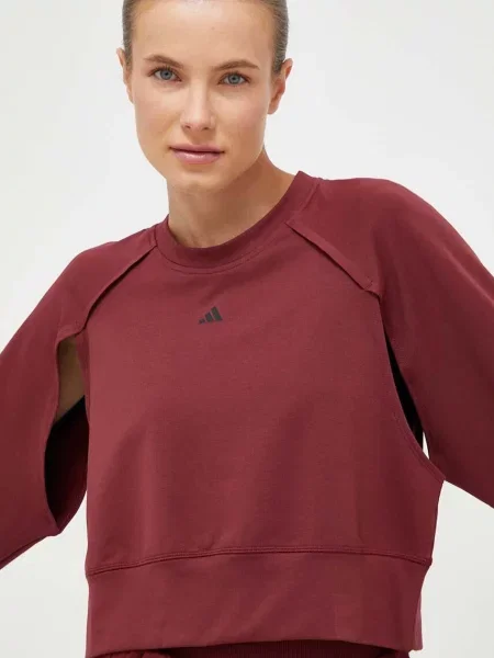 Суитчър Adidas Performance винено червено