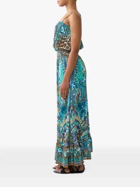 Lung rochie Camilla albastru