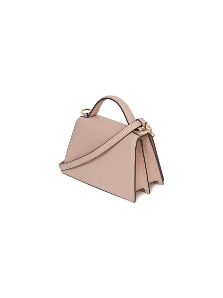 Karl Lagerfeld Torba za čez ramo K/Signature staro roza