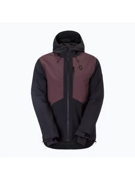 Geacă de schi pentru bărbați SCOTT Ultimate Dryo 10 black/coca red negru