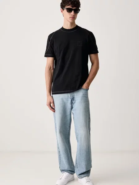 Iceberg tricou pentru bărbați din negru