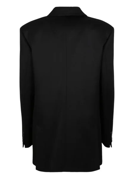Geacă Max Mara cu două rânduri de nasturi negru