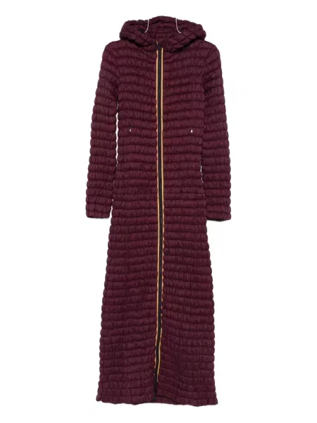 Płaszcz K-way z kapturem fioletowy