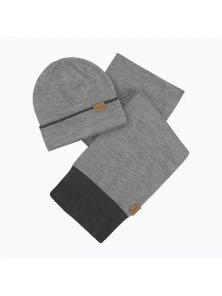 Musto Tipped Beanie & Sál ajándék szett szürke/ melange. Méret: OS szürke