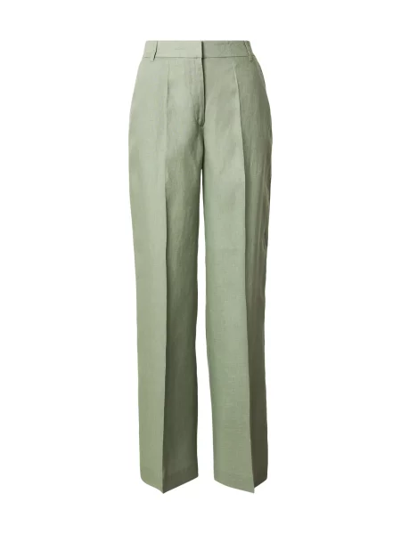 S.Oliver BLACK LABEL Pantaloni cu dungă verde deschis negru