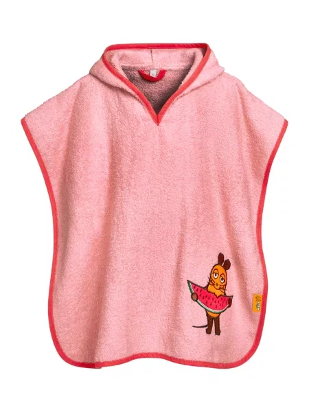 PLAYSHOES Halat de baie DIE MAUS MELONE ciocolatiu / portocaliu / roz / deschis roșu