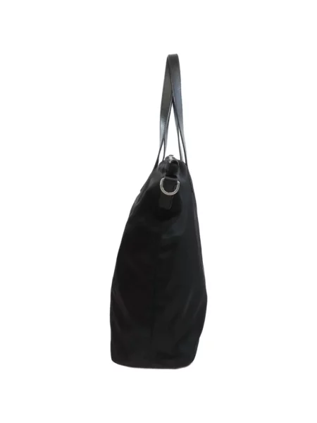 Geantă shopper Prada cu autograf negru