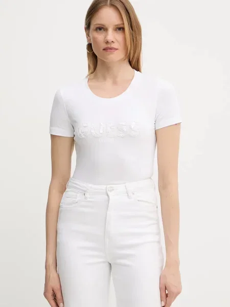 Тениска Guess дамска бяло