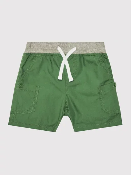 Šortky z materiálu United Colors Of Benetton zelené