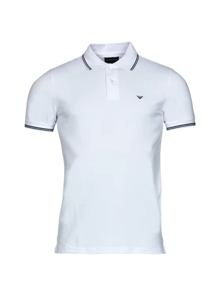 Polokošeľa Emporio Armani biela