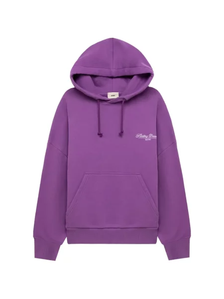 Haftowana bluza z kapturem Autry fioletowa