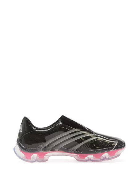 Leopárdmintás póló Adidas fekete