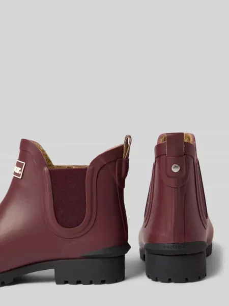 Kalosze z detal z logo model Kirkton Chelsea Welly' Barbour