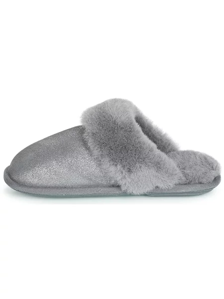 Pantofi Just Sheepskin din piele de oaie gri