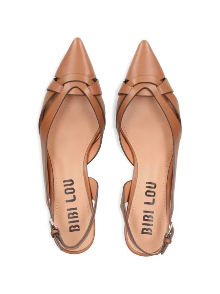 Pantofi cu toc Bibi Lou slingback maro