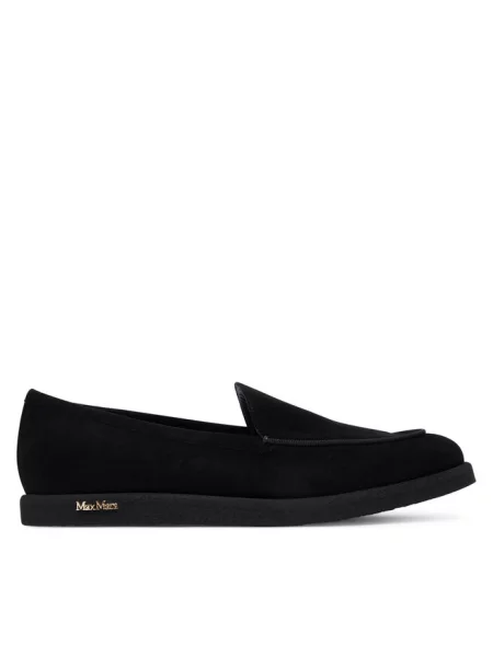 Mokasyny Max Mara czarne